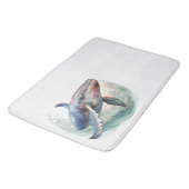 Wal einer Zeit Badematte (Schrägansicht)