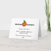 Wal einer Zeit Karte (Rückseite)