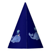 Wal einer Zeit Niedlichen Party Hat Marine Geburts Partyhütchen (Rückseite)