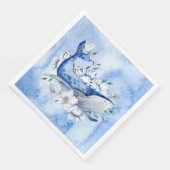 Wal einer Zeit Serviette (Ecke)