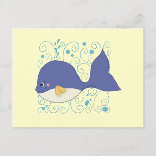 Wal eines Schwanzes T - Shirt und Geschenke Postkarte