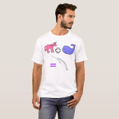 Wal + Einhorn T-Shirt (Vorne ganz)