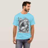 Wal Eins Boot Ein Biest T-Shirt (Vorne ganz)