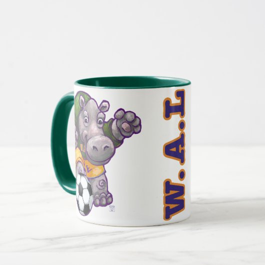 WAL-Fußball Tasse (Vorderseite Links)