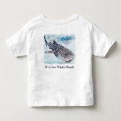 Wal-Haifisch-Grafik-Baby und der T - Shirt der (Rückseite)