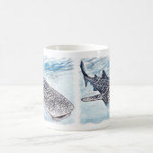 Wal-Haifisch-Grafik-Tasse Kaffeetasse (Mittel)
