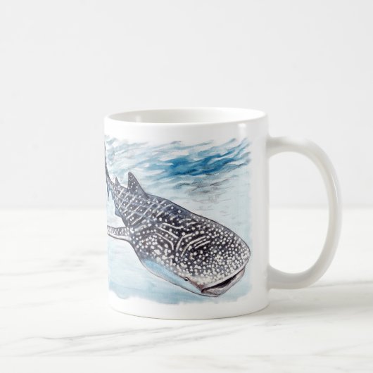 Wal-Haifisch-Grafik-Tasse Kaffeetasse (Rechts)