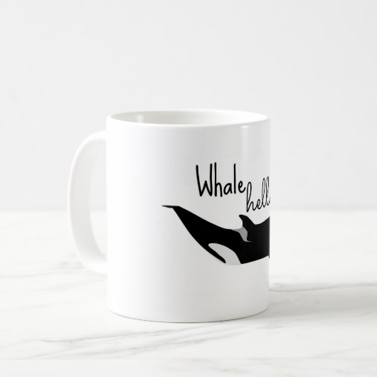 Wal hallo Makaio Tasse (Vorderseite Links)