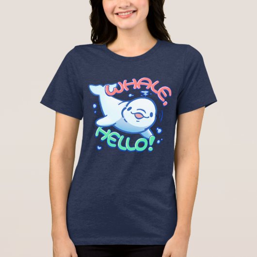 Wal-Hallo Tri-Blend Shirt (Vorderseite)