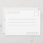 Wal im Meer spielen Feiertagskarte (Rückseite)