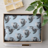 Wal im Ozeangewebe Seidenpapier (Geschenk)