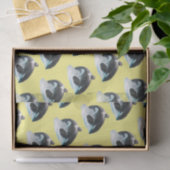 Wal im Ozeangewebe Seidenpapier (Geschenk)