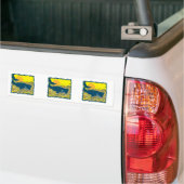 Wal im Sonnenuntergang Autoaufkleber (Auf Lkw)