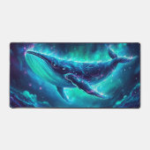 Wal im Weltraum, Augen fangende Neontiere Schreibtischunterlage (Vorderseite)