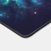 Wal im Weltraum, Augen fangende Neontiere Schreibtischunterlage (Ecke)