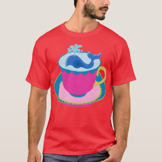 Wal in einem Teacup T-Shirt