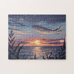 Wal in Wolken Puzzle