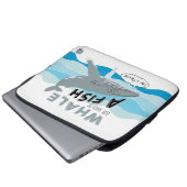 Wal ist kein Fisch Laptopschutzhülle (Vorne Knopf)