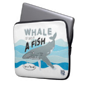 Wal ist kein Fisch Laptopschutzhülle (Vorderseite Links)