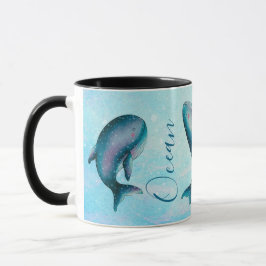 Wal-Kunst-Geschenk für Meer- und Naturliebhaber Tasse