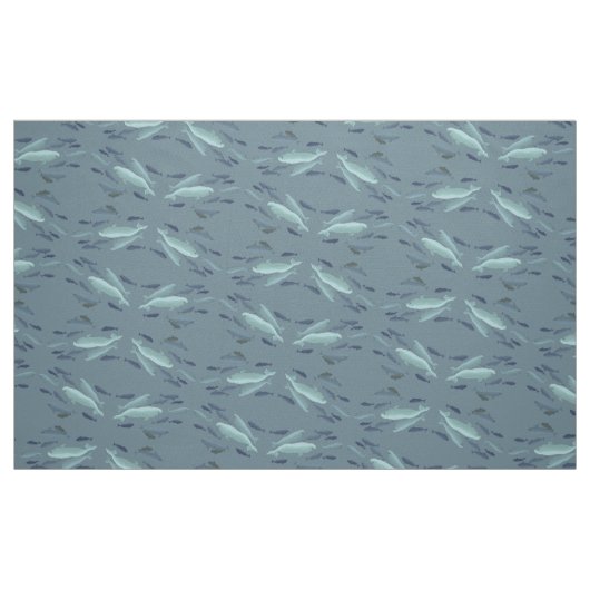 Wal-Kunst-Gewebe-Weißwal-Wal-Gewebe-Baumwolle oder Stoff (Fat Quarter (45,7 x 55,9 cm))