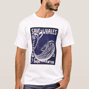Wal-Kunst Unbearbeitete Vintage-Fotos Alte Ästheti T-Shirt