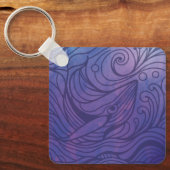 Wal - Lila Schlüsselanhänger (Vorderseite)