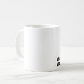 Wal, lustiger Pub Kaffeetasse (Vorderseite Links)