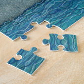 Wal-Mama-und Baby-Schwimmen im Meer Puzzle (Seite)