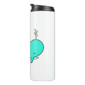 Wal, Meer, Wasser Thermosbecher (Nach rechts gedreht)