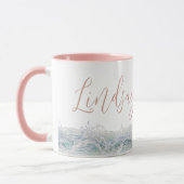 Wal-Minimalist-Namen-Kaffeetasse Tasse (Links)