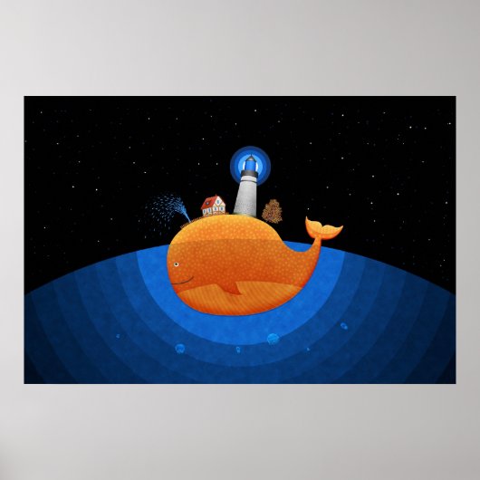 Wal (Nacht) Poster (Vorne)