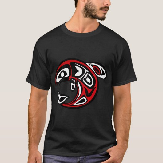 Wal, Natur, Haida T-Shirt (Vorderseite)