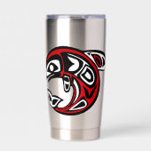 Wal, Natur, Haida Thermobecher (Vorderseite)