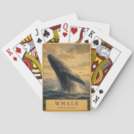 Wal Nordpazifik VINTAGE Spielkarten