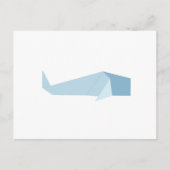 Wal Origami Postkarte (Vorderseite)