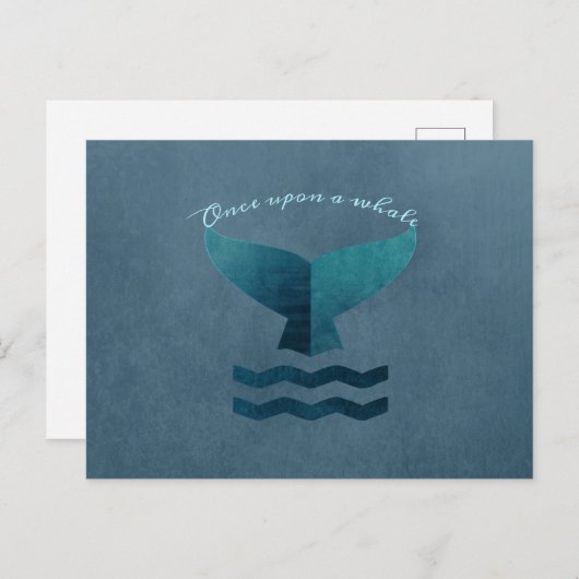 Wal Postkarte (Vorne/Hinten)