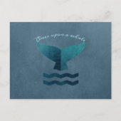 Wal Postkarte (Vorderseite)