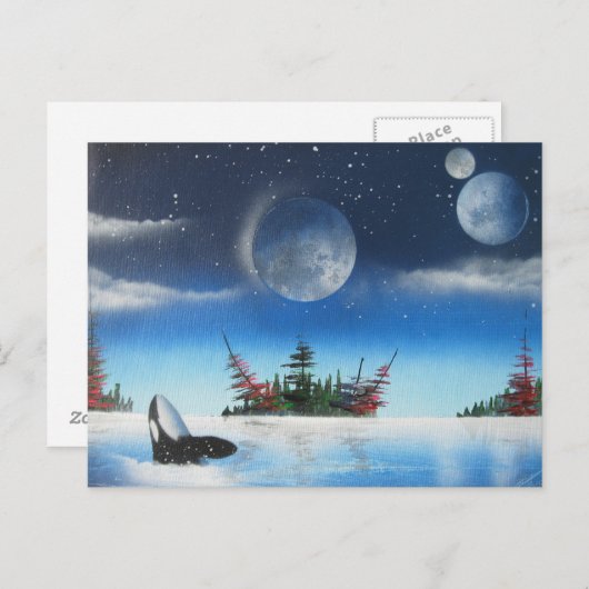 Wal-Postkarte Postkarte (Vorne/Hinten)