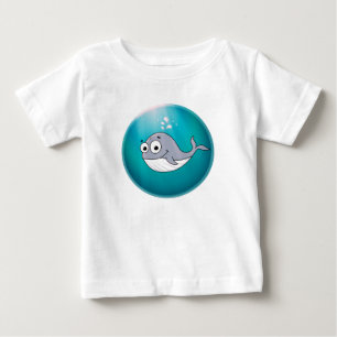 Wal, Pottwal, Unterwasser Baby T-shirt