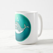 Wal, Pottwal, Unterwasser Kaffeetasse (VorderseiteRechts)