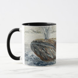Wal-Reiter Whimsical Wal und Pinguin Ozean Tasse