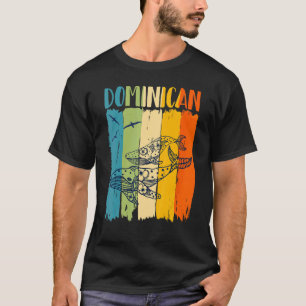 Wal Retro Dominikanischer passender Freunde Famil T-Shirt