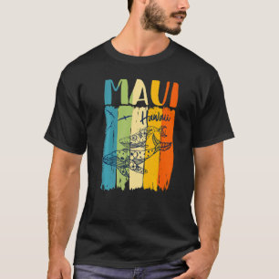 Wal Retro Maui Hawaii Passende beste Freunde Fami T-Shirt