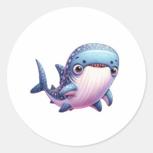 Wal-Reward Runder Aufkleber