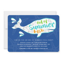 Wal-Schlag| Ende der Party Einladung