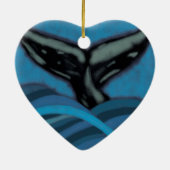 Wal-Schwanz-Kreide, die Verzierung zeichnet Keramik Ornament (Hinten)