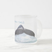 Wal-Schwanz Mattglastasse (VorderseiteRechts)