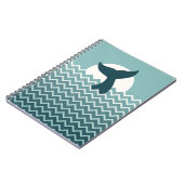 Wal-Schwanz Notizblock (Linke Seite)