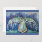 Wal-Schwanz-Postkarte Postkarte (Vorne/Hinten)